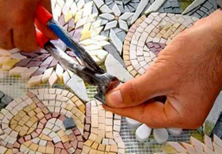 beautiful mosaic tile floor design
